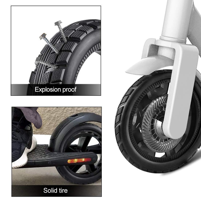 FOXNSK 8.5 Inch Solid Tire Tyre for Mijia M365  Front/Rear Rubber Tire Wheel Replacement for Electric Scooter 8 1/2x2 Anti-Slip (2 PCS) - Image 5